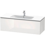 Duravit - L-Cube One Drawer Wall-Mount Vanity Unit White - White High Gloss
