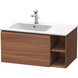 Duravit - L-Cube One Drawer Wall-Mount Vanity Unit Walnut - Natural Walnut