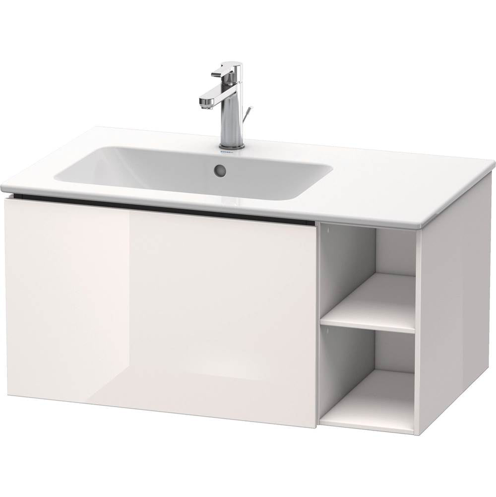 Duravit - L-Cube One Drawer Wall-Mount Vanity Unit White - White High Gloss