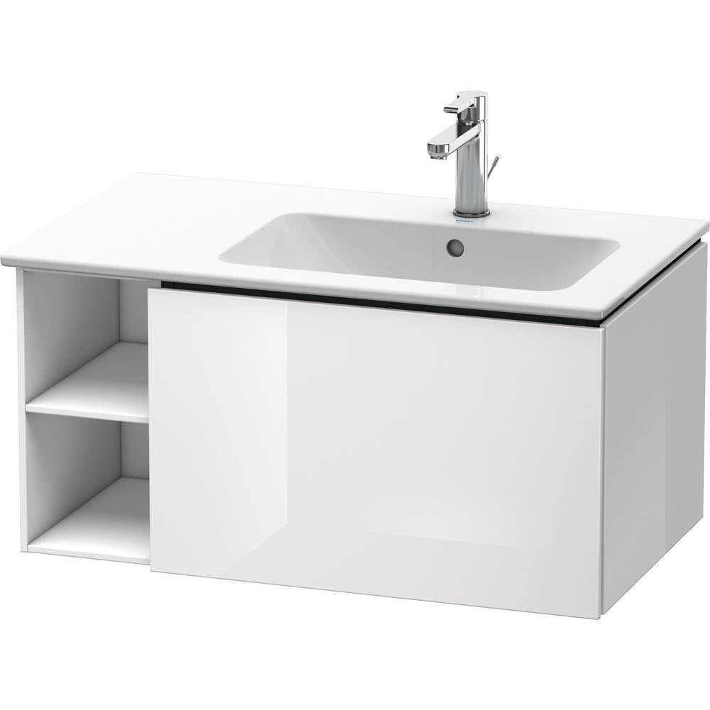 Duravit - L-Cube One Drawer Wall-Mount Vanity Unit White - White High Gloss
