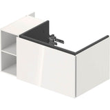 L-Cube One Drawer Wall-Mount Vanity Unit Concrete Gray