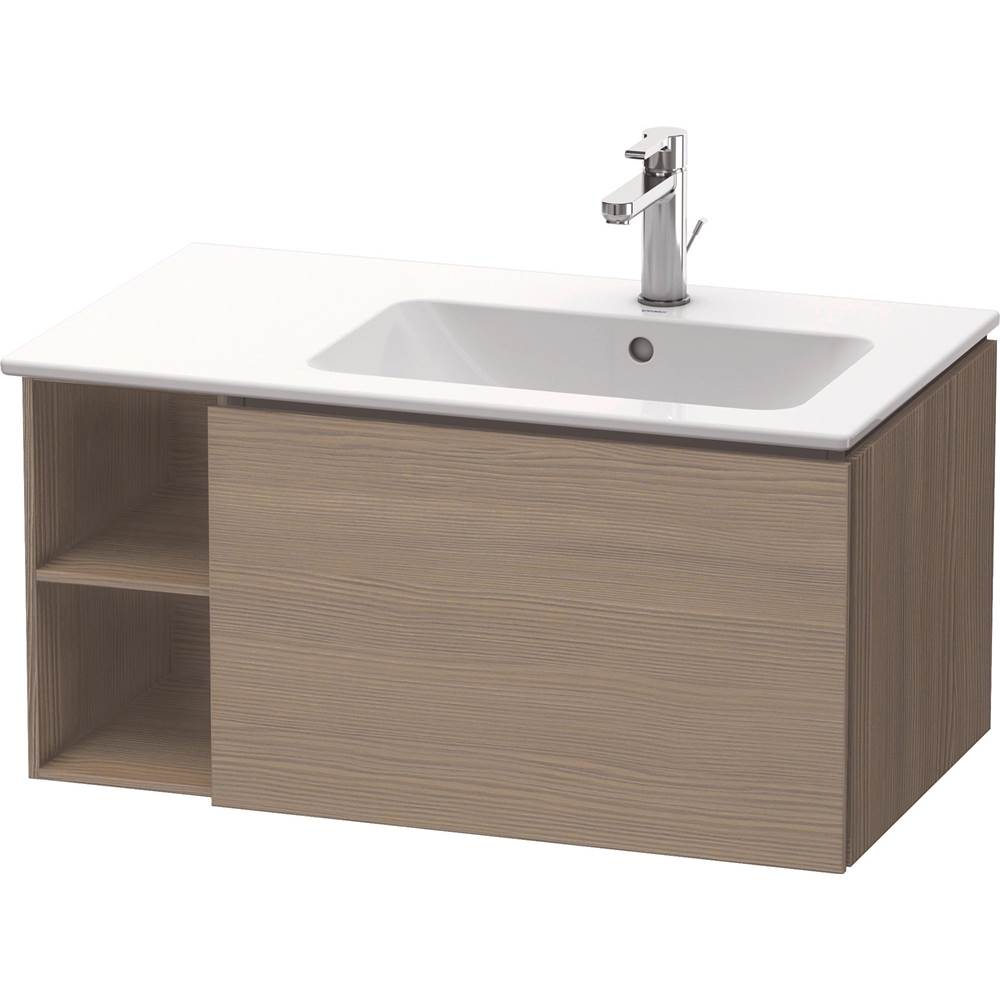 Duravit - L-Cube One Drawer Wall-Mount Vanity Unit Oak Terra - Oak Terra