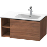 Duravit - L-Cube One Drawer Wall-Mount Vanity Unit Walnut - Natural Walnut