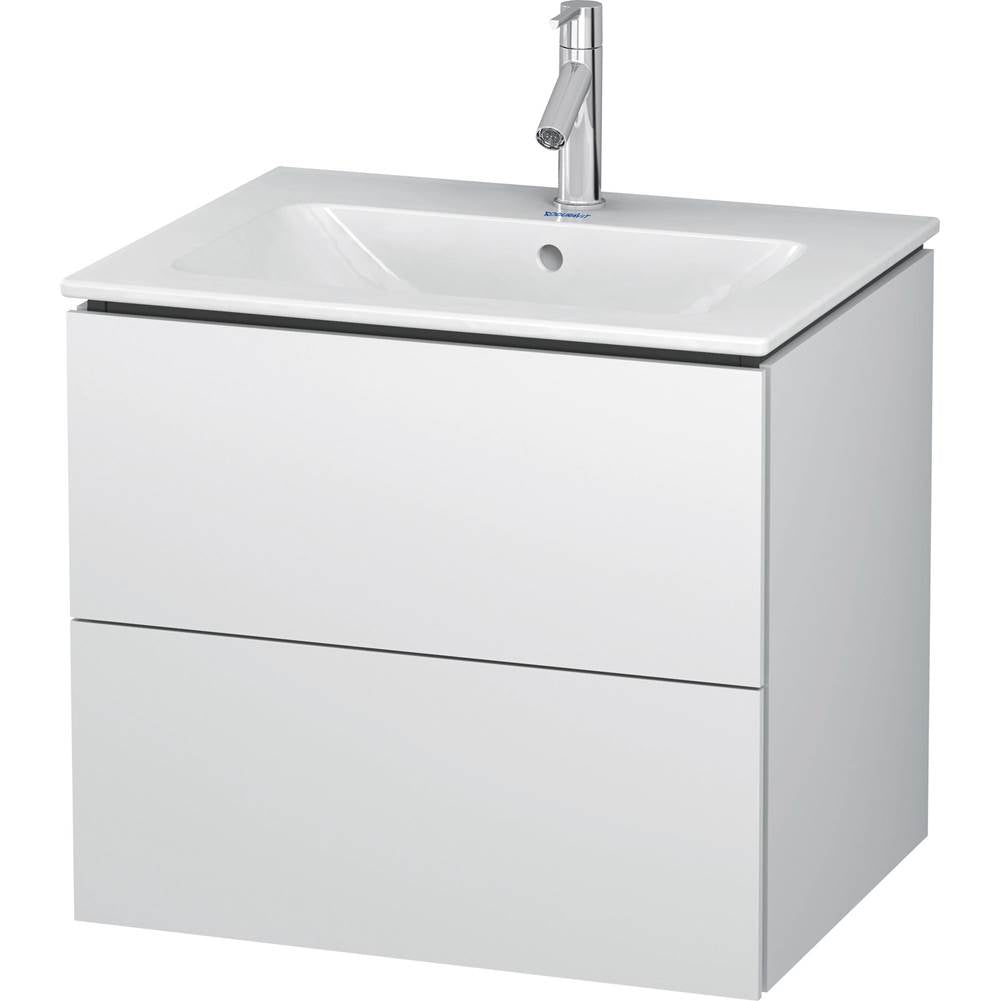 Duravit - L-Cube Two Drawer Wall-Mount Vanity Unit White - White Matte