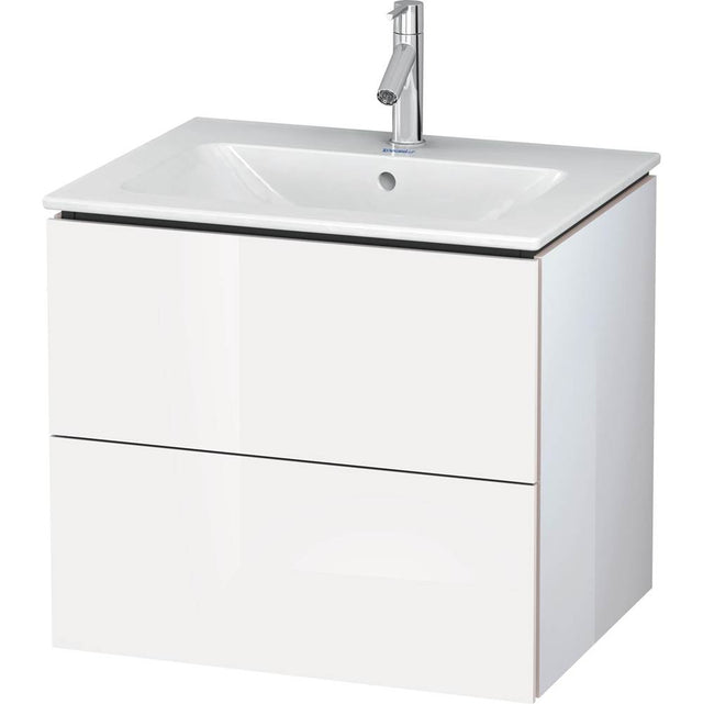 Duravit - L-Cube Wall-Mount Vanity Kit White - White High Gloss