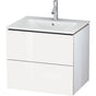 Duravit - L-Cube Wall-Mount Vanity Kit White - White High Gloss