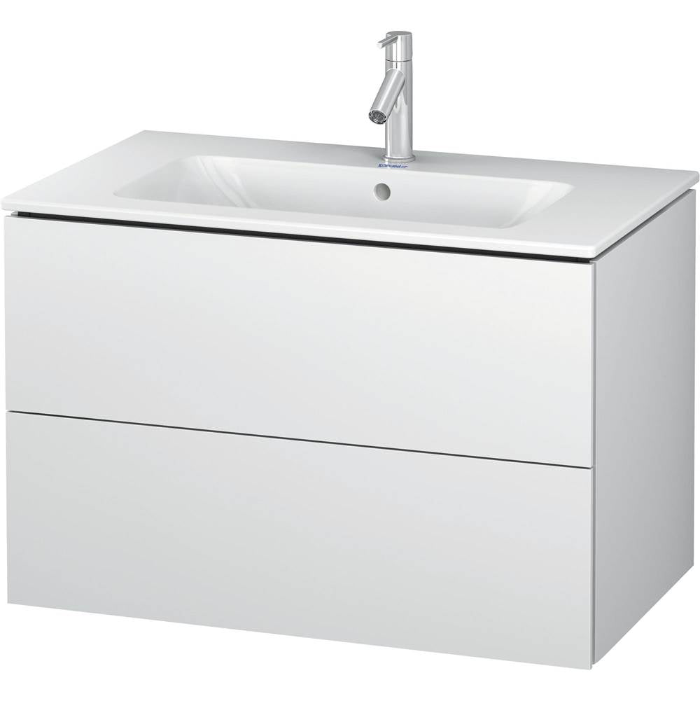 Duravit - L-Cube Two Drawer Wall-Mount Vanity Unit White - White Matte