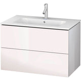 Duravit - L-Cube Wall-Mount Vanity Kit White - White High Gloss