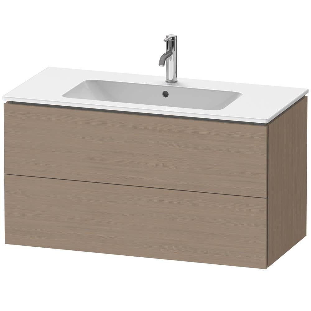 Duravit - L-Cube Two Drawer Wall-Mount Vanity Unit Oak Terra - Oak Terra