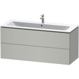 L-Cube Two Drawer Wall-Mount Vanity Unit Concrete Gray