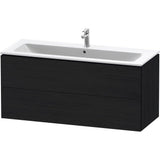 L-Cube Two Drawer Wall-Mount Vanity Unit Concrete Gray