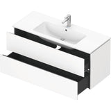 L-Cube Two Drawer Wall-Mount Vanity Unit Concrete Gray