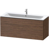 L-Cube Two Drawer Wall-Mount Vanity Unit Concrete Gray