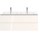 L-Cube Two Drawer Wall-Mount Vanity Unit Concrete Gray