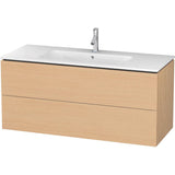 Duravit - L-Cube Two Drawer Wall-Mount Vanity Unit Natural Oak - Natural Oak