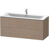 L-Cube Two Drawer Wall-Mount Vanity Unit Concrete Gray