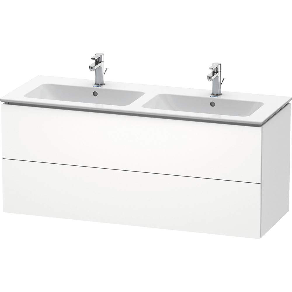 Duravit - L-Cube Two Drawer Wall-Mount Vanity Unit White - White Matte