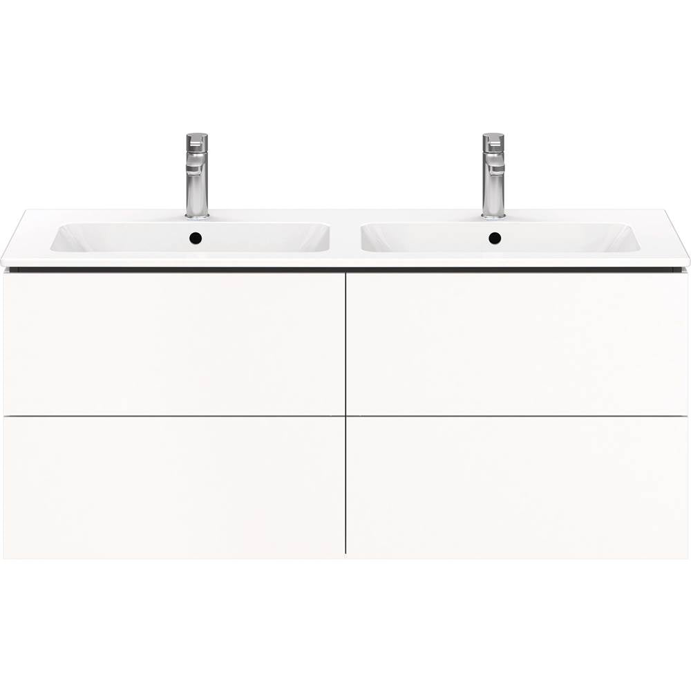 L-Cube Two Drawer Wall-Mount Vanity Unit Concrete Gray