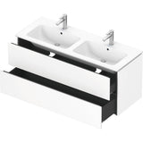 L-Cube Two Drawer Wall-Mount Vanity Unit Concrete Gray