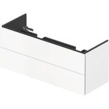 L-Cube Two Drawer Wall-Mount Vanity Unit Concrete Gray