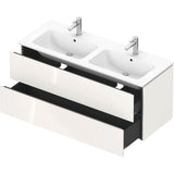 L-Cube Two Drawer Wall-Mount Vanity Unit Concrete Gray