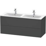 Duravit - L-Cube Two Drawer Wall-Mount Vanity Unit Graphite - Graphite Matte