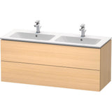 Duravit - L-Cube Two Drawer Wall-Mount Vanity Unit Mediterranean Oak - Mediterranean Oak