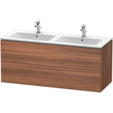 Duravit - L-Cube Two Drawer Wall-Mount Vanity Unit Walnut - Natural Walnut