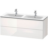 Duravit - L-Cube Two Drawer Wall-Mount Vanity Unit White - White High Gloss