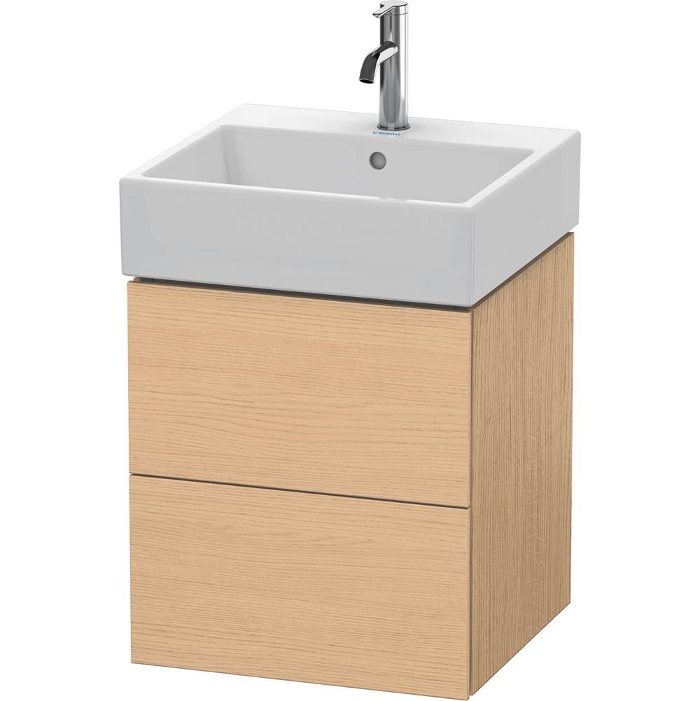 Duravit - L-Cube Two Drawer Wall-Mount Vanity Unit Natural Oak - Natural Oak
