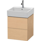 Duravit - L-Cube Two Drawer Wall-Mount Vanity Unit Natural Oak - Natural Oak