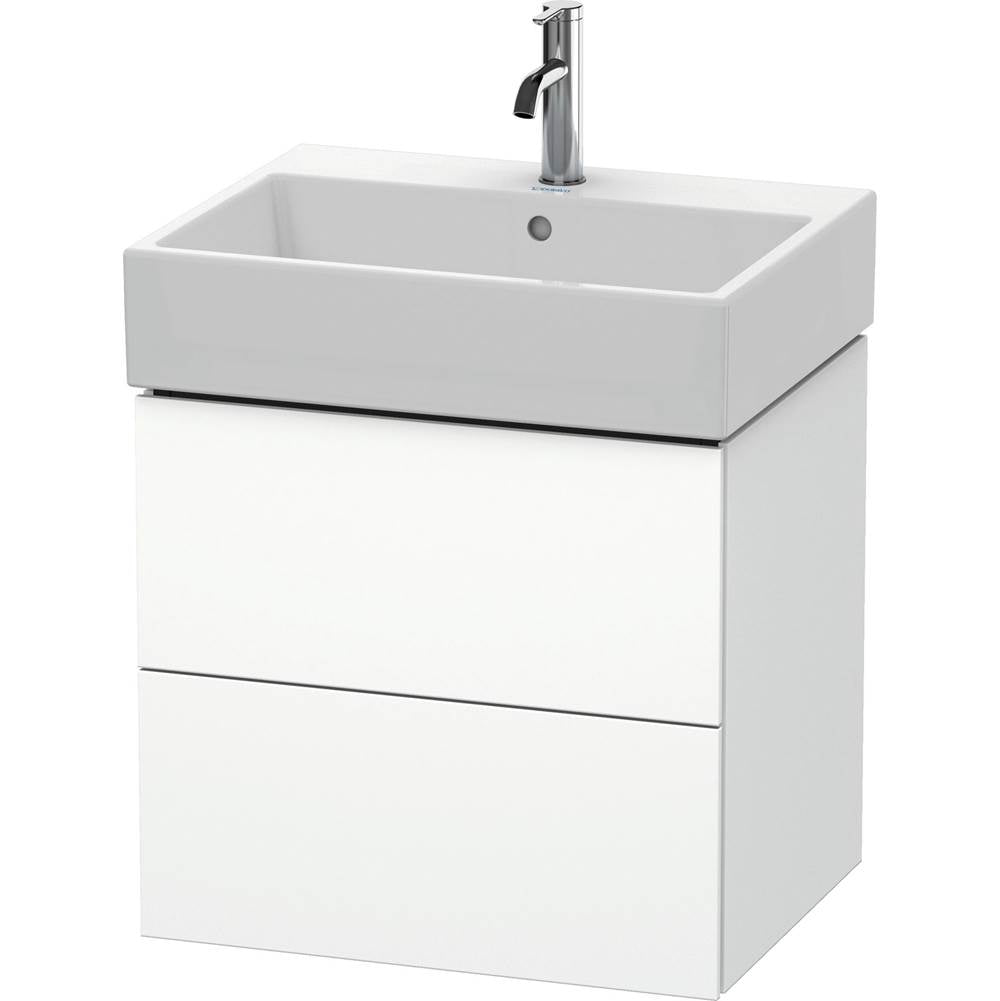 Duravit - L-Cube Two Drawer Wall-Mount Vanity Unit White - White Matte