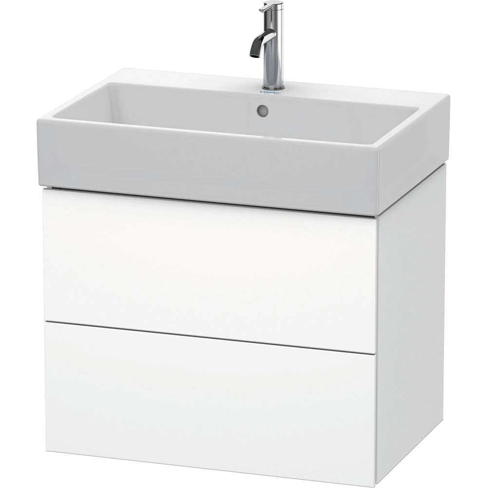 Duravit - L-Cube Two Drawer Wall-Mount Vanity Unit White - White Matte