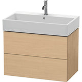 Duravit - L-Cube Two Drawer Wall-Mount Vanity Unit Natural Oak - Natural Oak