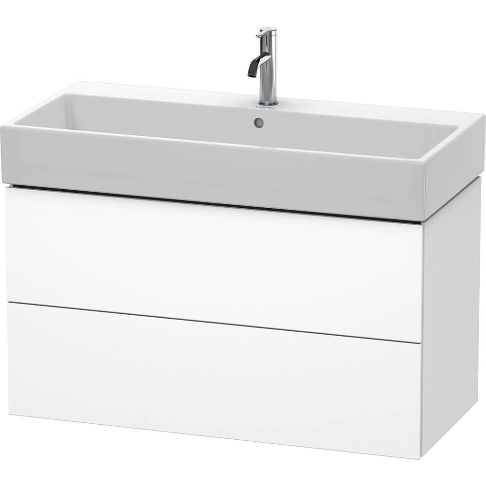 Duravit - L-Cube Two Drawer Wall-Mount Vanity Unit White - White Matte