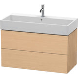 Duravit - L-Cube Two Drawer Wall-Mount Vanity Unit Natural Oak - Natural Oak
