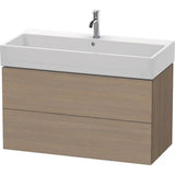 Duravit - L-Cube Two Drawer Wall-Mount Vanity Unit Oak Terra - Oak Terra