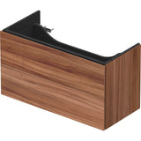 L-Cube Two Drawer Wall-Mount Vanity Unit Concrete Gray