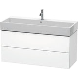Duravit - L-Cube Two Drawer Wall-Mount Vanity Unit White - White Matte