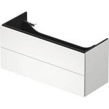 L-Cube Two Drawer Wall-Mount Vanity Unit Concrete Gray