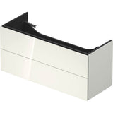 L-Cube Two Drawer Wall-Mount Vanity Unit Concrete Gray