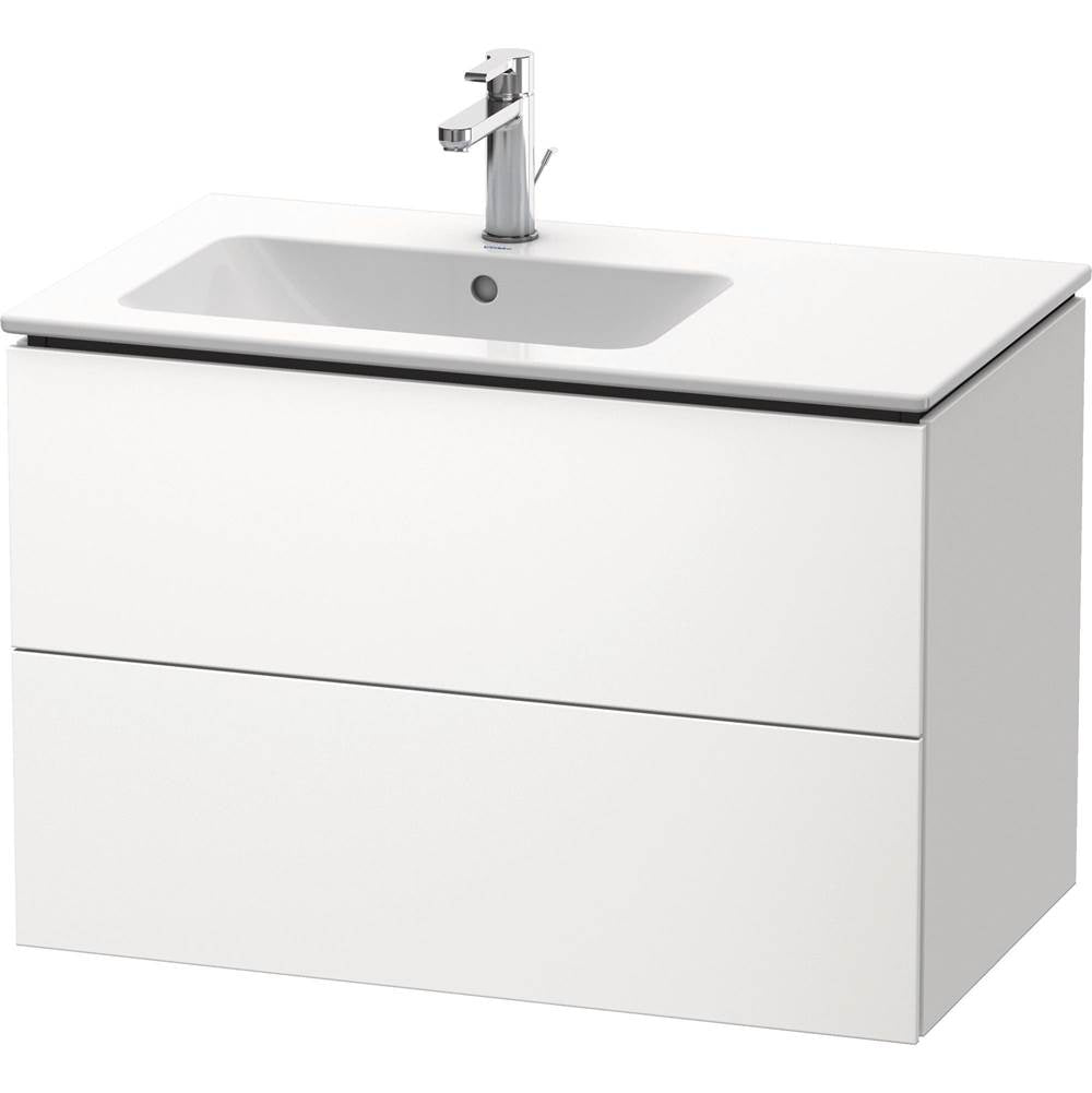 Duravit - L-Cube Two Drawer Wall-Mount Vanity Unit White - White Matte