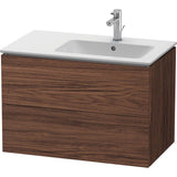 Duravit - L-Cube Two Drawer Wall-Mount Vanity Unit Walnut Dark - Walnut Dark