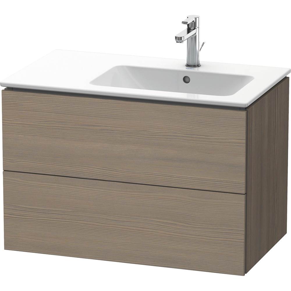 Duravit - L-Cube Two Drawer Wall-Mount Vanity Unit Oak Terra - Oak Terra