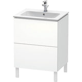 Duravit - L-Cube Two Drawer Floorstanding Vanity Unit White - White Matte