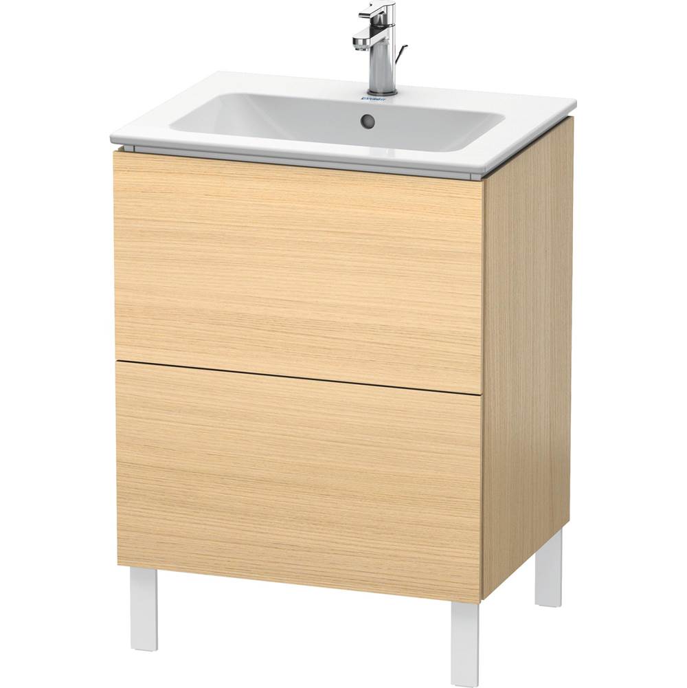 Duravit - L-Cube Two Drawer Floorstanding Vanity Unit Mediterranean Oak - Mediterranean Oak