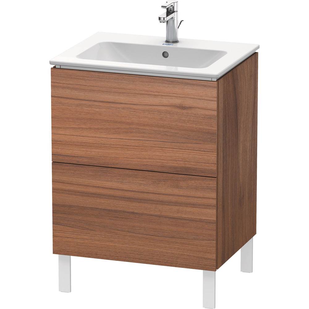 Duravit - L-Cube Two Drawer Floorstanding Vanity Unit Walnut - Natural Walnut