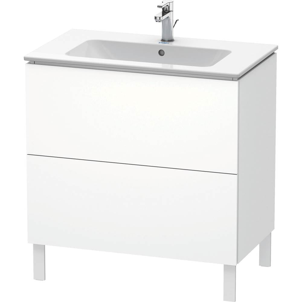 Duravit - L-Cube Two Drawer Floorstanding Vanity Unit White - White Matte