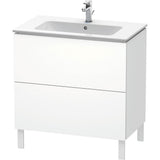 Duravit - L-Cube Two Drawer Floorstanding Vanity Unit White - White Matte