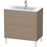 Duravit - L-Cube Two Drawer Floorstanding Vanity Unit Oak Terra - Oak Terra